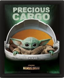 3D schilderij STAR WARS: The Mandalorian – Precious Cargo