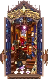 RoboTime 3D-boekensteun-puzzel met magisch fantasiehoekje