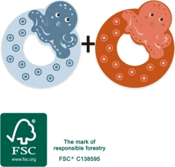 Houten letter O van Small Foot