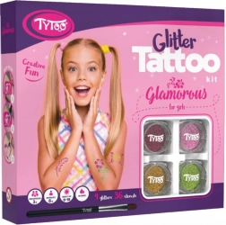 TyToo Glamorous – grote set glitsertattoos voor meisjes