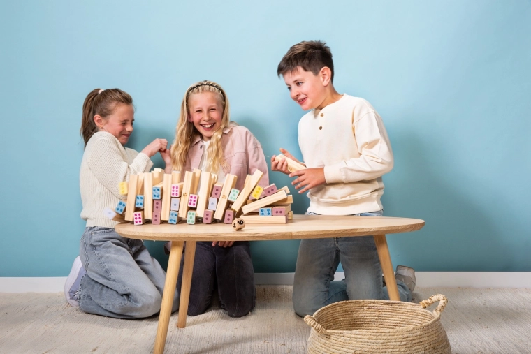 Houten onderdelen voor gezamenlijk plezier
