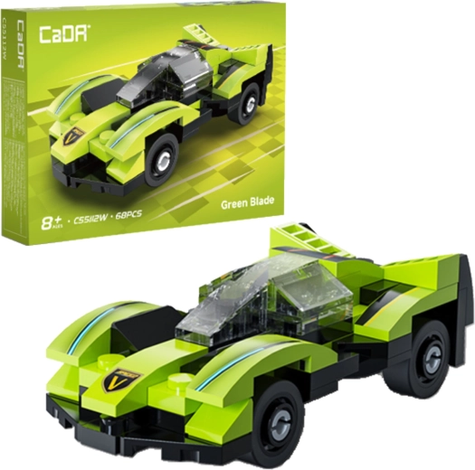 CaDA bouwset raceauto Green Blade (68 onderdelen)