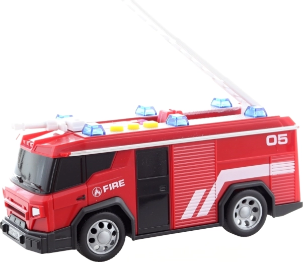 Brandweerauto met ladder