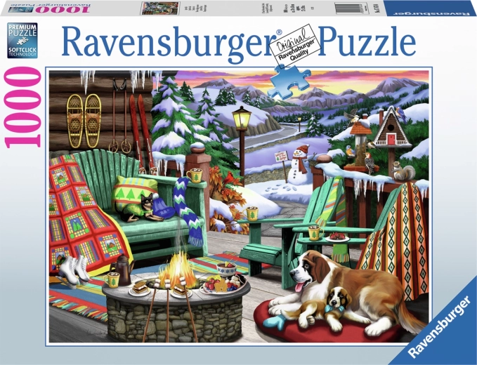 Ravensburger puzzel Een hele dag in de bergen 1000 stukjes