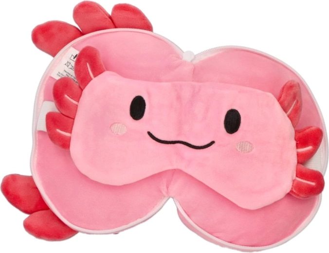 Oogmasker in praktisch etui