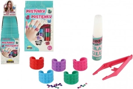 Creatieve set voor het maken van ringen voor kinderen