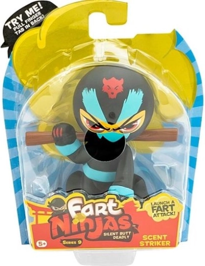 Fart Ninjas Scent Striker figuur met geluid