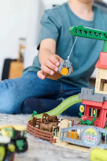 Functionele kraan met katrol voor het heffen van lading