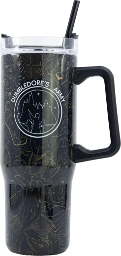 Geïsoleerde XL reis-thermomok van roestvrij staal Harry Potter Golden Magic 940 ml - 1 stuk