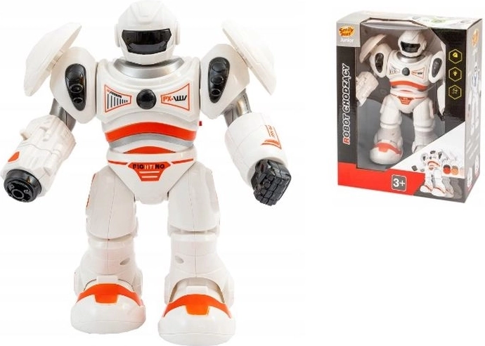 Interactieve lopende robot SmilyPlay oranje