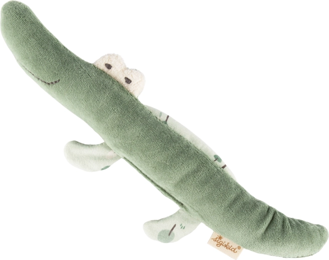 Sigikid krokodilrammelaar – eerste pluche speeltje voor baby