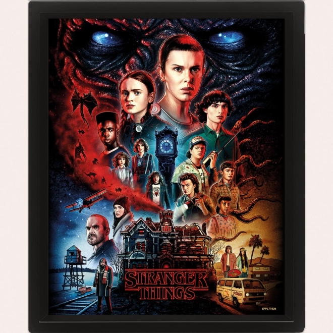 3D afbeelding Stranger Things – Vecna