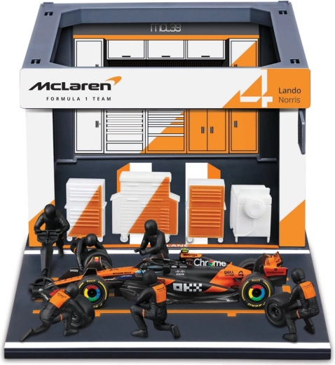 Bburago Formula Racing F1 Pit Pass-set McLaren Team MCL39 2025 Lando Norris 1:43