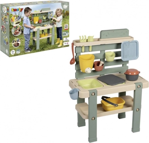 Smoby Life buitenspeelkeuken voor water en zand