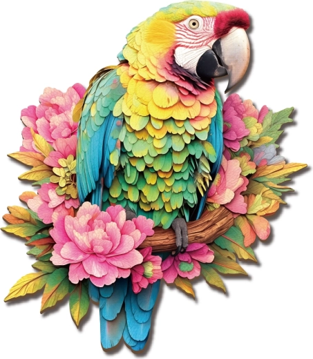 2Kids Toys houten puzzel Papegaai