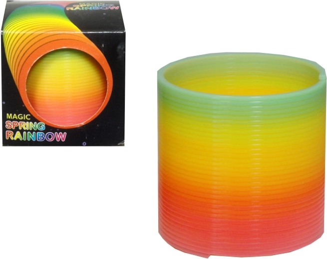 Regenboogveer in neonkleuren