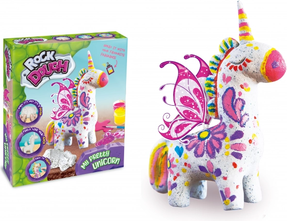 Paulinda eenhoorn – creatieve set van steenachtige klei
