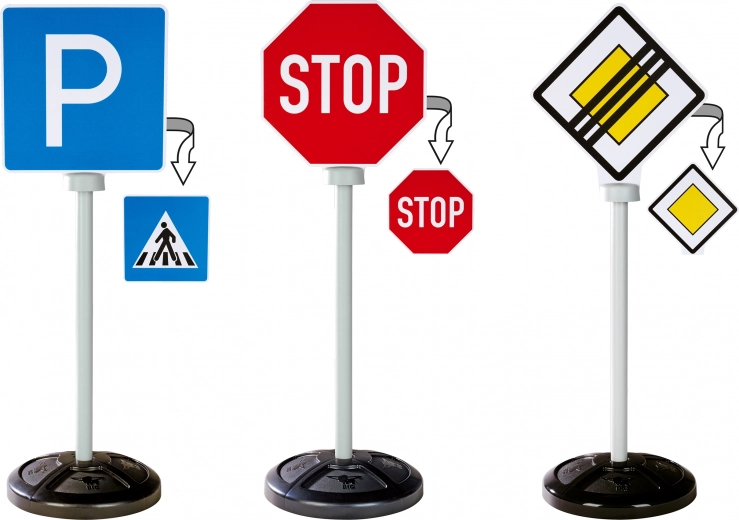 Vijf belangrijke verkeerssymbolen