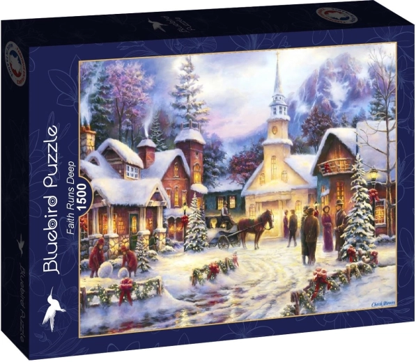 Bluebird puzzel Hluboká víra 1500 stukjes