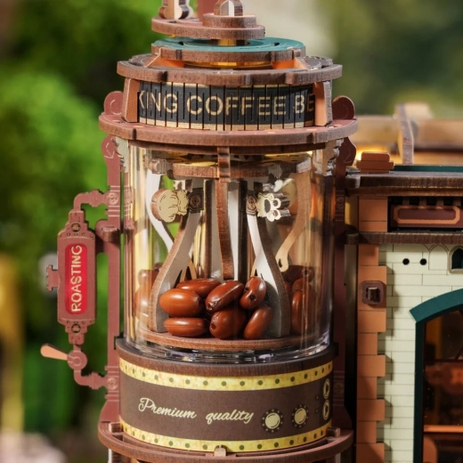 Bewegende mechanismen en een geautomatiseerde “koffielijn”