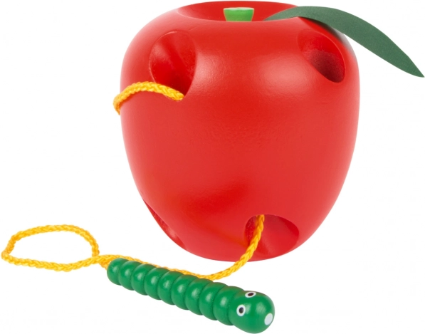 houten rijgspeelgoed Appel