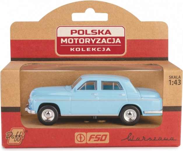Modelauto Warszawa 223 Hemelsblauw