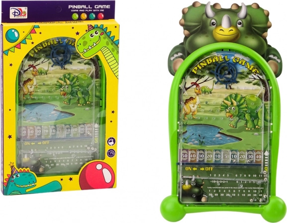Flipperkast spel dinosaurussen - groene standaard