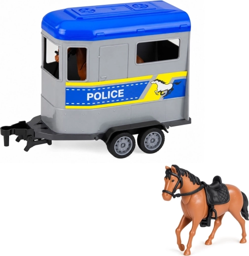 Paardentrailer met openklapbare achterklep