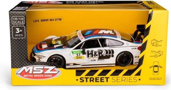 Verzamelmodel BMW M4 DTM 1:24 wit