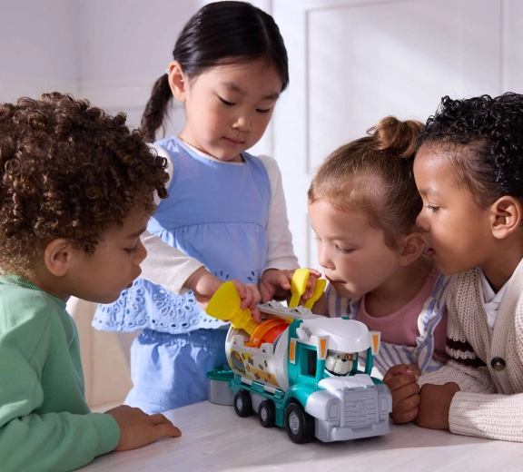 Bouwvrachtwagen klaar voor elke missie