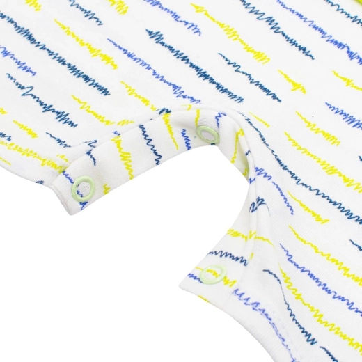 Comfortabele sluiting met drukknoopjes