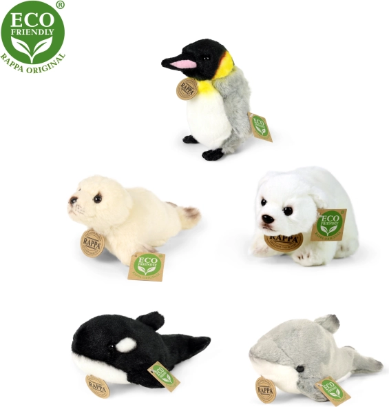 Ecologische pluchen mix van dieren uit Antarctica