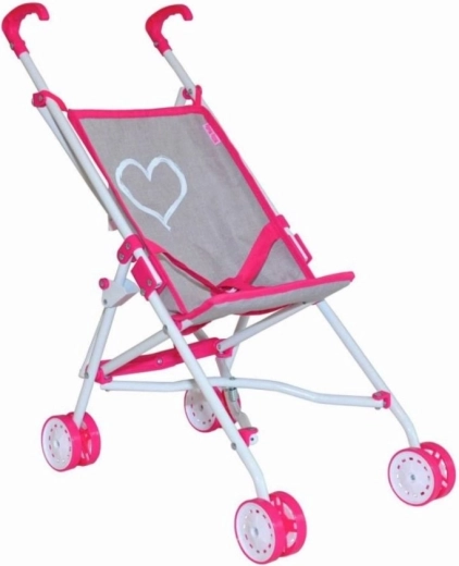 Milly Mally poppenwagen Julia Prestige Pink