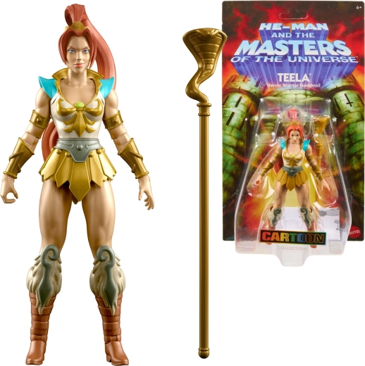 Mattel Masters of the Universe Origins figuur Teela 14 cm met accessoires