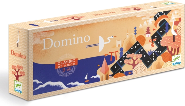 Djeco domino – klassiek zwart domino