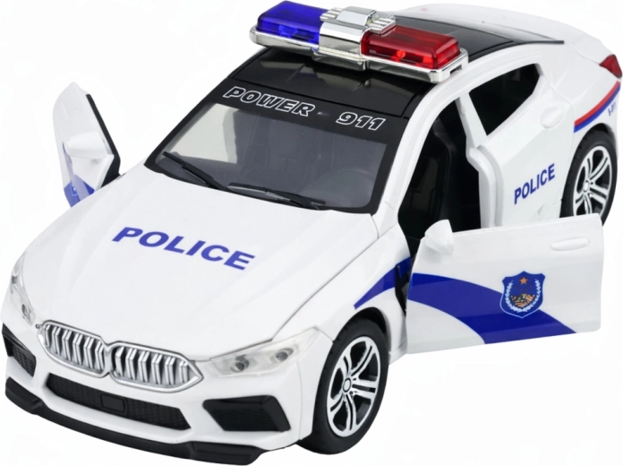 Rijdt vooruit na een duwtje, soepele rit