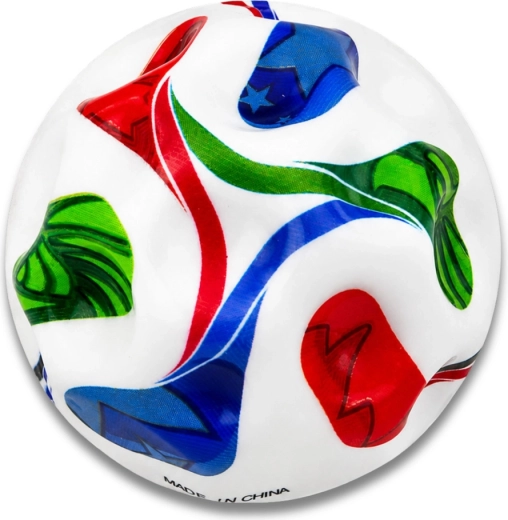 Voetbalmotief en compact formaat van 7 cm