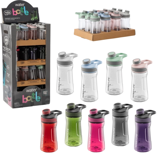 HOBBYLIFE waterfles 530 ml met ergonomische grip