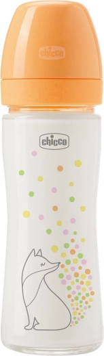 Chicco glazen babyfles Perfect Easy 240 ml met siliconen speen