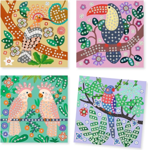 Eerste mozaïek die stap voor stap begeleidt