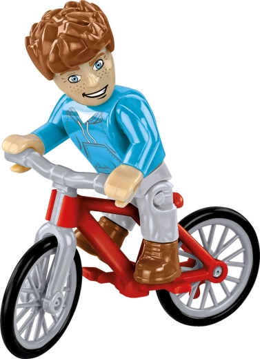 Fietsersfiguur om te spelen en neer te zetten