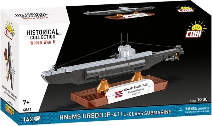 COBI Historical Collection WWII onderzeeër HNoMS Uredd (P-41) U-klasse in schaal 1:300