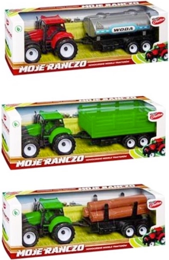 Tractor met aanhanger