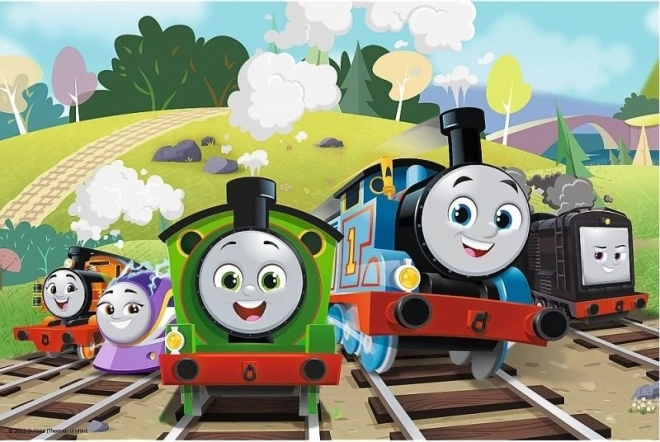 Puzzel 60 stukjes – THOMAS EN VRIENDEN: Thomas op uitstap Trefl