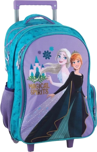 Schoolrugzak op wieltjes Frozen Magical Spirits turquoise