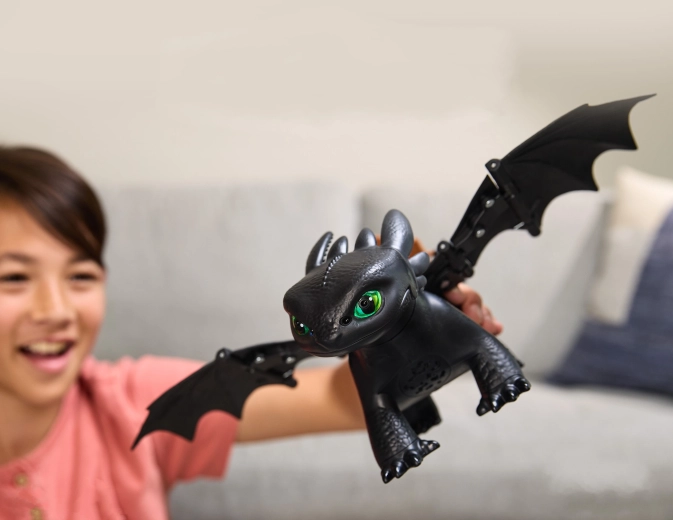 Beweeglijke vleugels voor actievolle vlucht