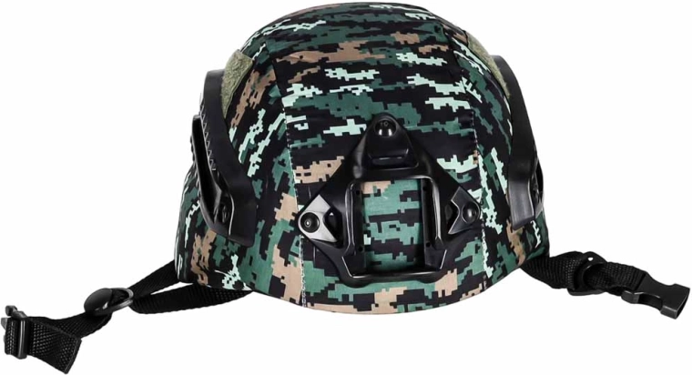 Helm met afneembare uitrusting