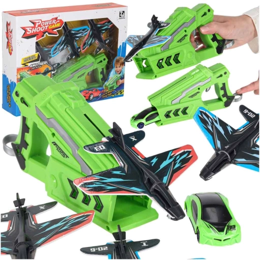 Lanceerpistool voor vliegtuigen en auto 2-in-1