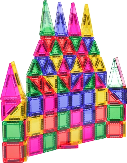Creatief 3D bouwen met heldere kleuren