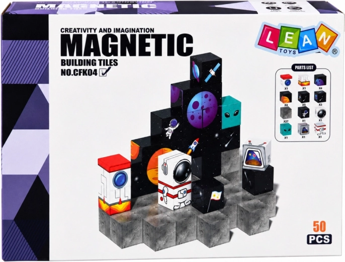 Magnetische verbinding voor snel bouwen in 2D en 3D